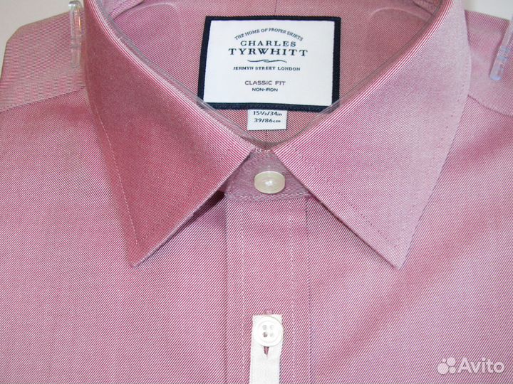 Рубашка Charles Tyrwhitt non iron clasic fit 39\86