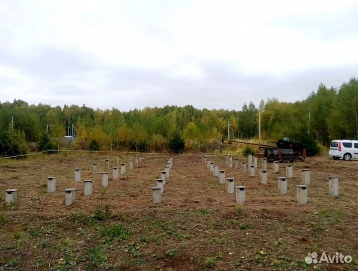 Забивные сваи. Жб сваи. Фундамент из свай