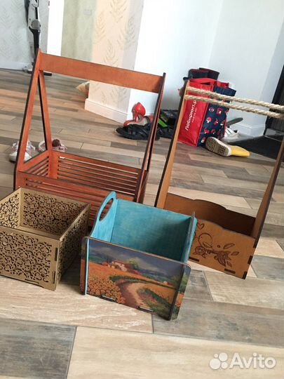 Коробки деревянные