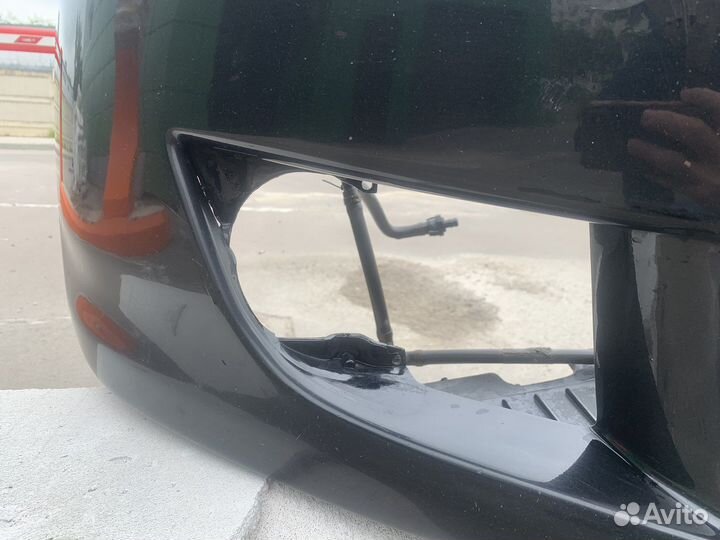 Передний бампер на honda accord 8