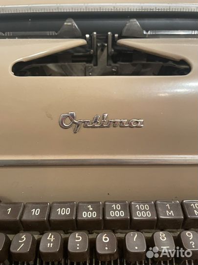 Печатная машинка Оптима