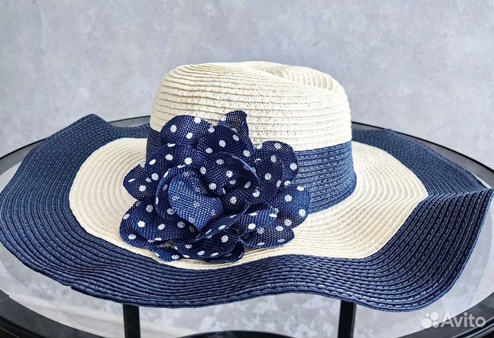 Шляпа женская соломенная летняя