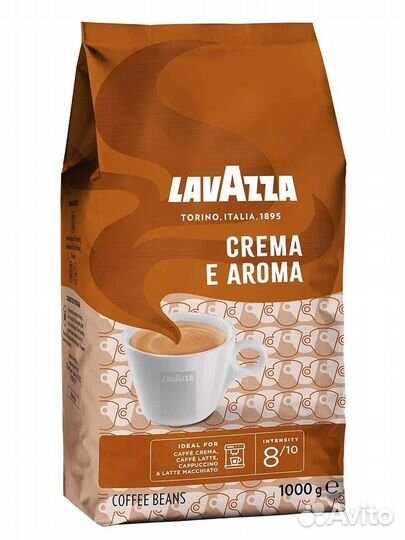 Кофе в зернах Lavazza crema e aroma 1000 г