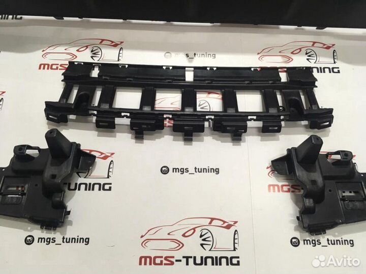 Диффузор C-class w205 C63 AMG черный глянец