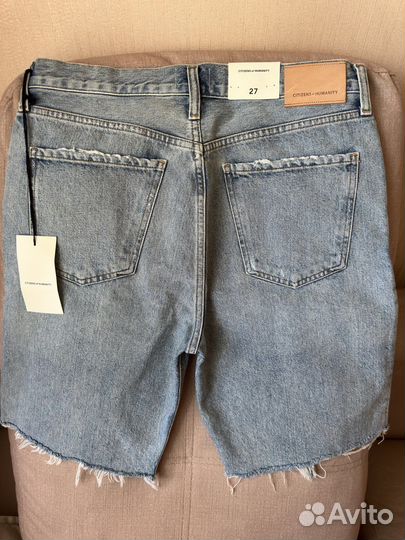 Джинсовые шорты Citizens of Humanity 27 новые