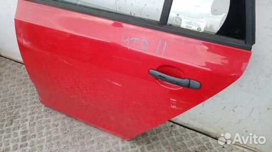 Дверь задняя левая skoda fabia 2 (4TD11FG01)