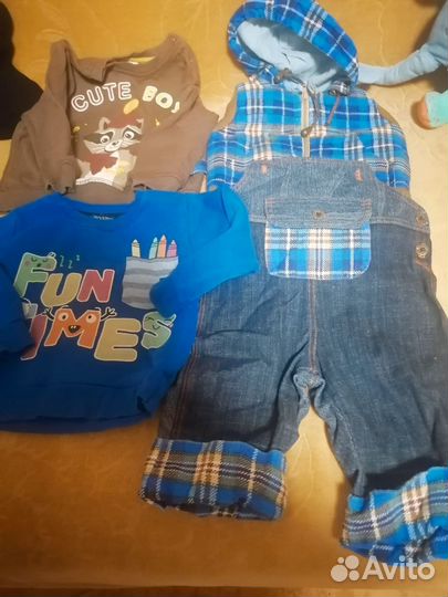 Пакет вещей и обуви на мальчика