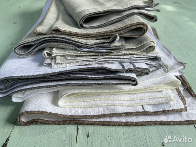Салфетки плейсматы умягченный лен экспорт США