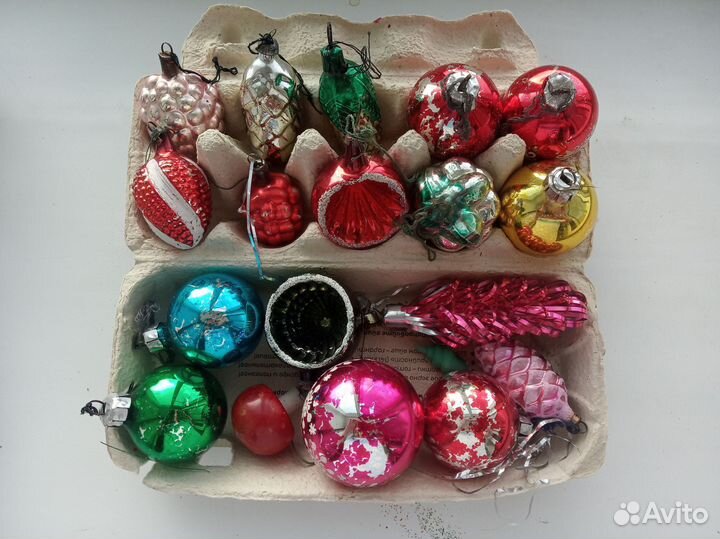 Елочные игрушки СССР и ГДР