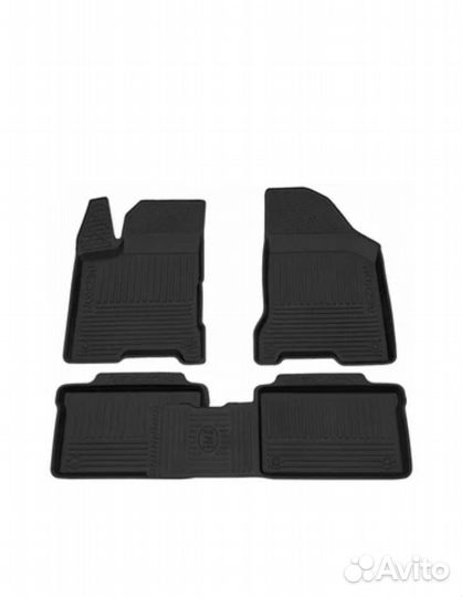 Резиновые коврики салона Лада Веста