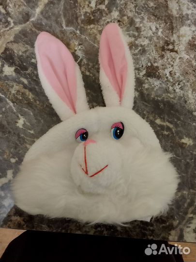 Шапка с ушами зайца