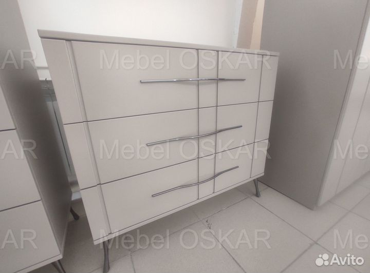 Комод Шато 100см мдф эмаль mokka