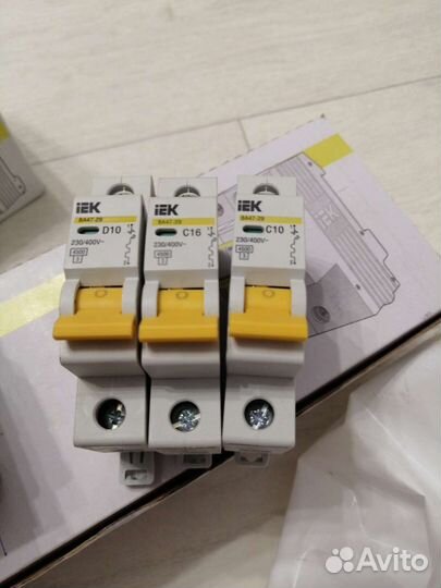 Выключатель автоматический ад12 с16