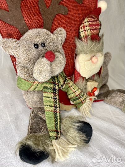 Новогодний рождественский сапог