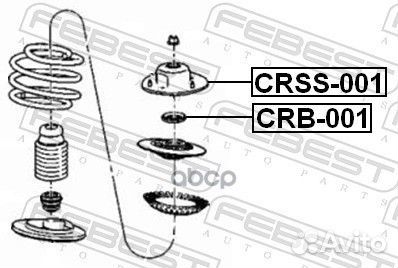 Опора переднего амортизатора crss001 Febest