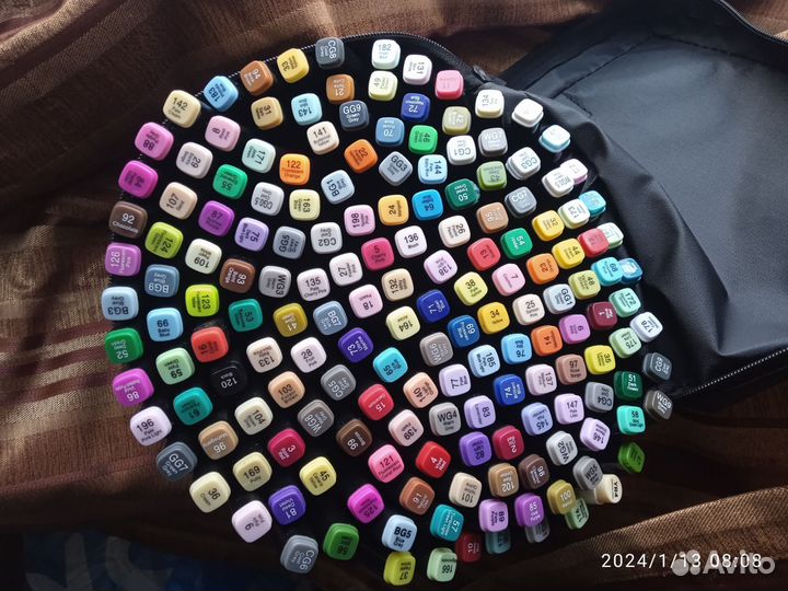 Маркеры для скетчинга 168шт