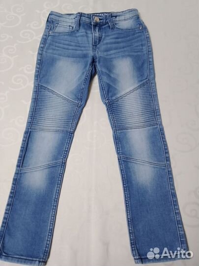 Джинсы для мальчиков, размер 128