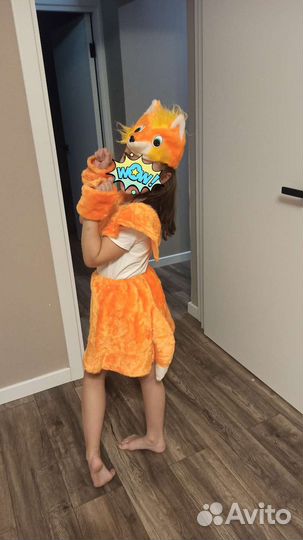 Карнавальный костюм для девочки лисичка