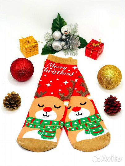 Носки новогодние