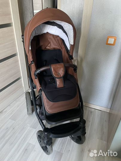 Коляска verdi mocca 3 в 1 эко кожа