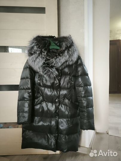 Пуховик женский 46 48 размер бу