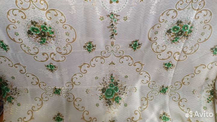 Шторы белые c с рисунком СССР винтаж ретро