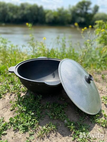 Казан чугунный 12 литров