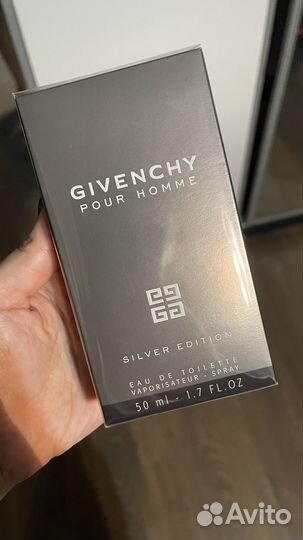 Мужской парфюм Givenchy pour homme silver edition