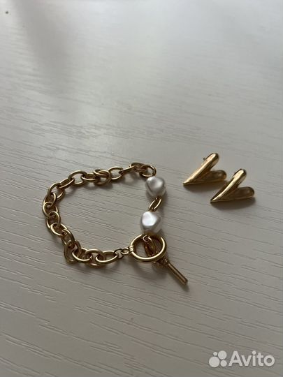 Серьги и браслет