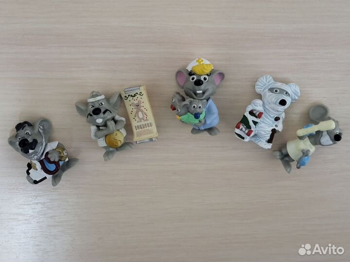 Игрушки из Киндера (Цыпа), игрушечная посуда