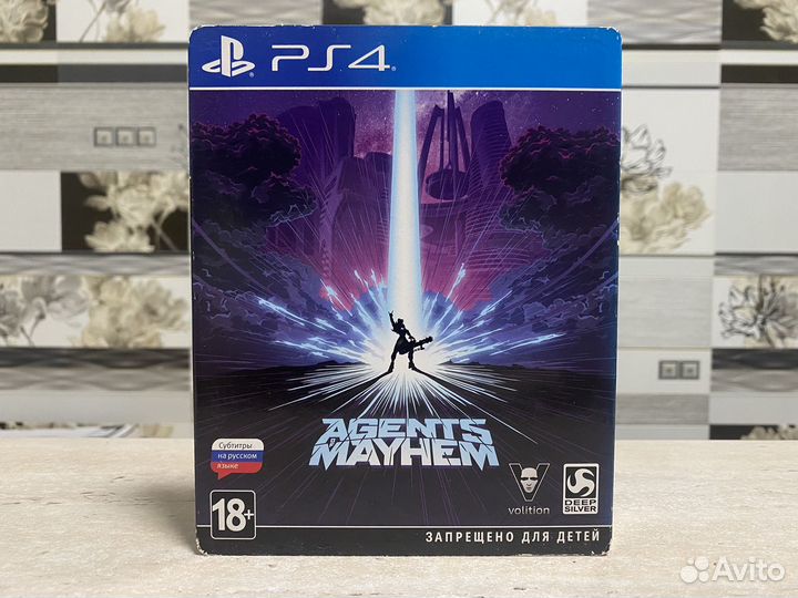 Agents Of Mayhem Steelbook Edition Sony PS4