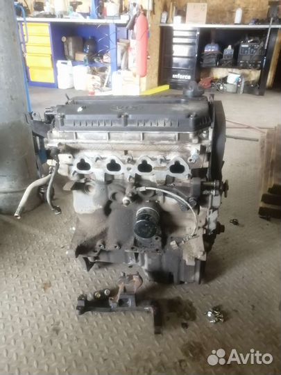 Двигатель на kia spectra 1 6