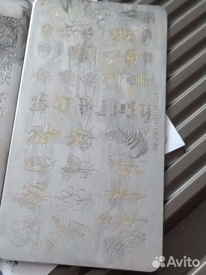 Пластины для стемпинга, фольга, блестки, наклейки