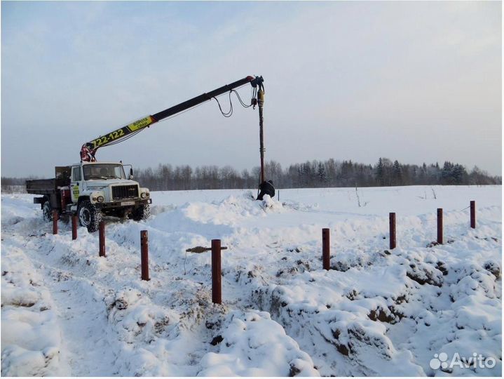 Сваи. Реконструкция фундамента винтовыми сваями