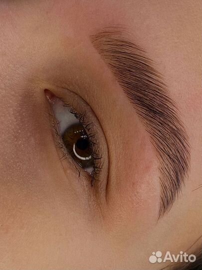 Окрашивание коррекция ламинирование бровей