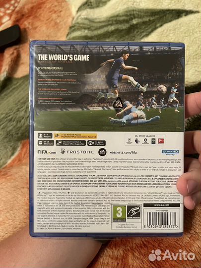 Новый диск с Fifa 23 для ps 5