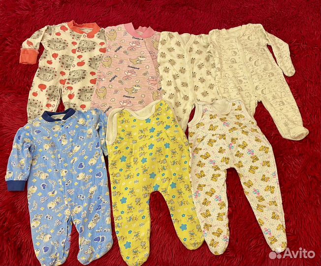 Большой пакет вещей для новорожденного