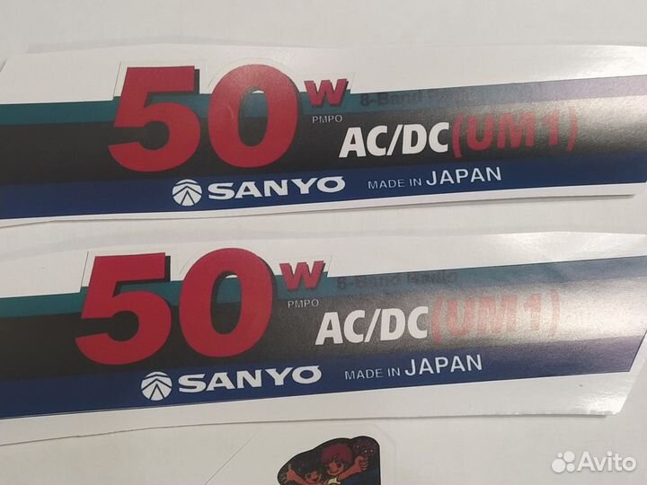 Наклейки sanyo MTV-5
