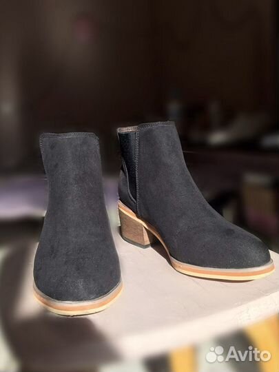 Ботильоны женские 37 размер из Нубуковой замши