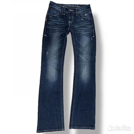 Джинсы клеш y2k винтаж