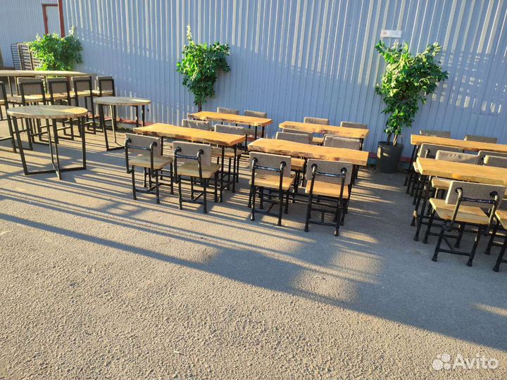 Столы стулья лофт