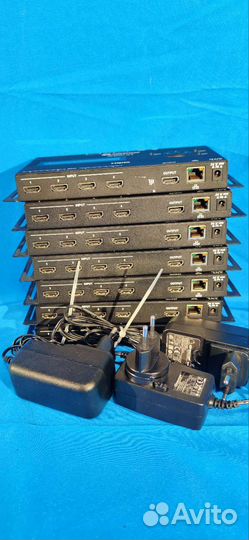 Коммутатор hdmi 4K crestron HD-MD4X1-4K-E