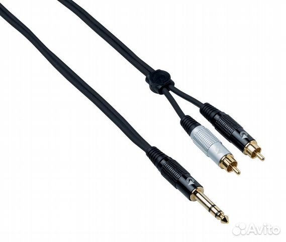 Кабель межблочный Jack-2RCA Bespeco eaysrm300 3 m