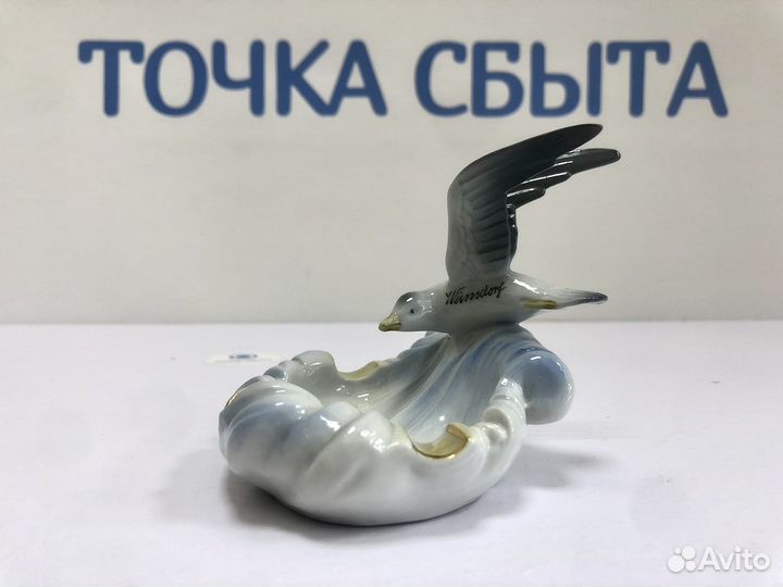 Пепельница Фарфор Чайка Германия 20 век