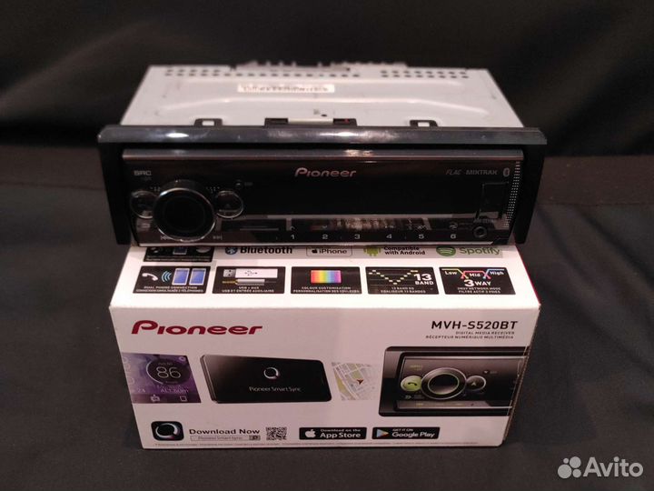 Магнитола pioneer mvh s520bt