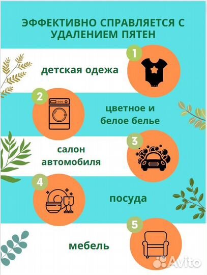 Кислородный пятновыводитель отбеливает перкарбонат