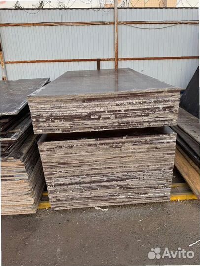 Фанера ламинированная новая и бу