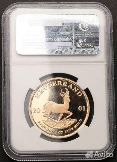 Золотая монета Крюгерранд юар унция золота