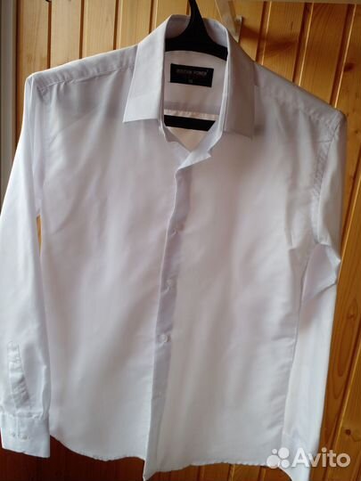 Белая рубашка на мальчика