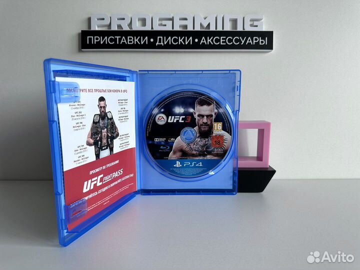 UFC3 диск для Sony PS4